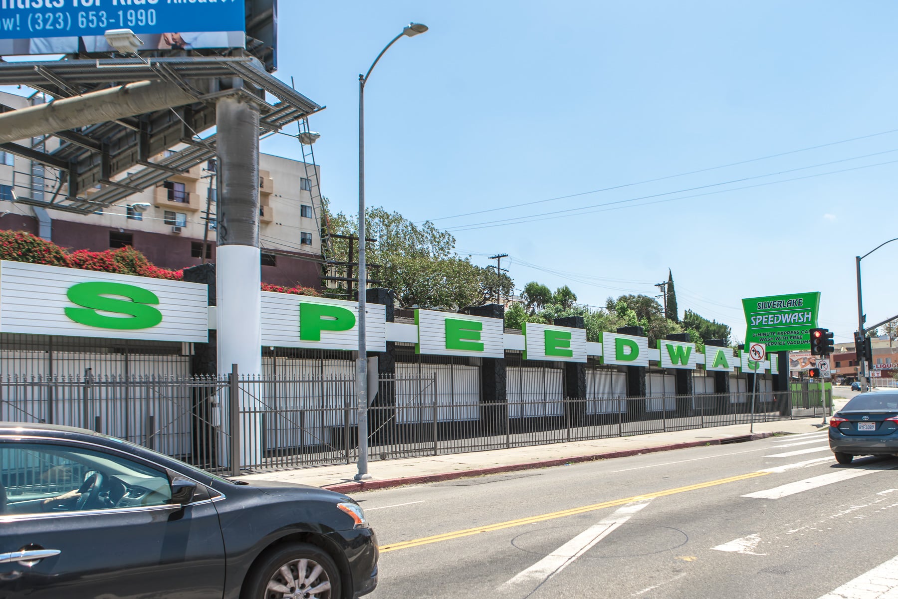 street view of car wash at silverlake