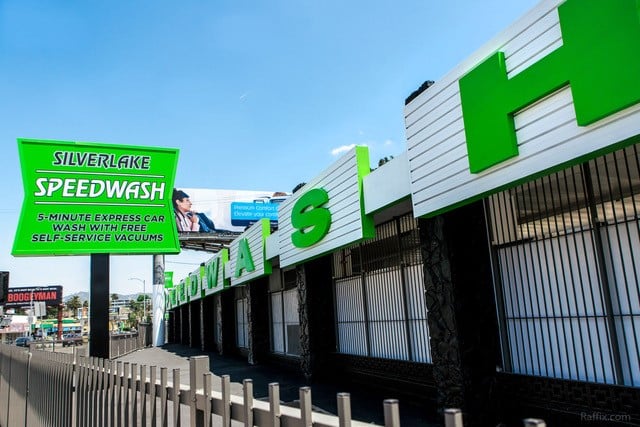 Silverlake Speedwash sign 